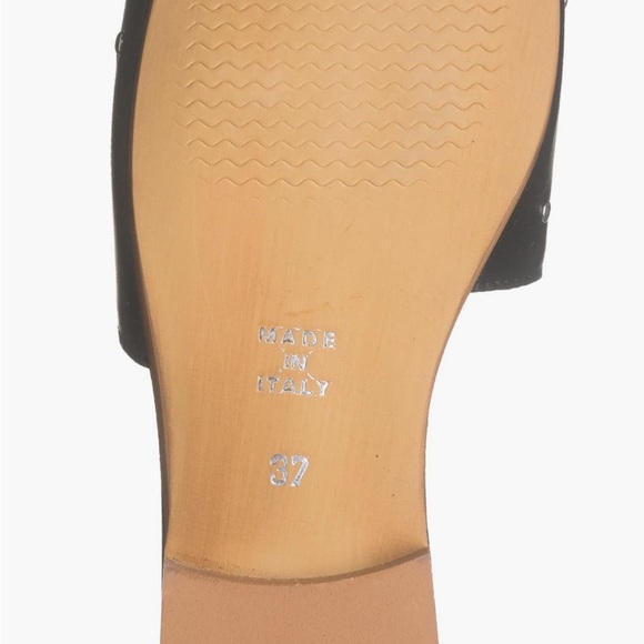 2 Twin Hearts Lea Stud & Grommet Slide Sandal (Women) - NWT size 6 - MSRP $90 - Picture 4 of 6